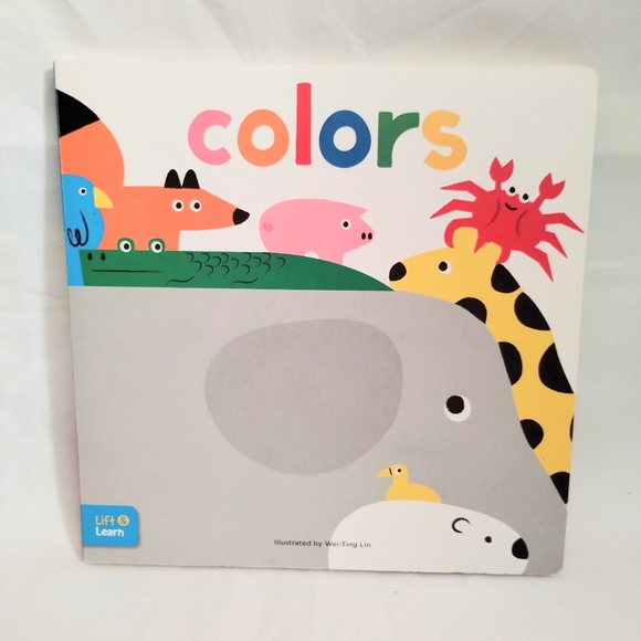 Colors Lift & Learn Children's Interactive Board Book - Picture 8 of 9